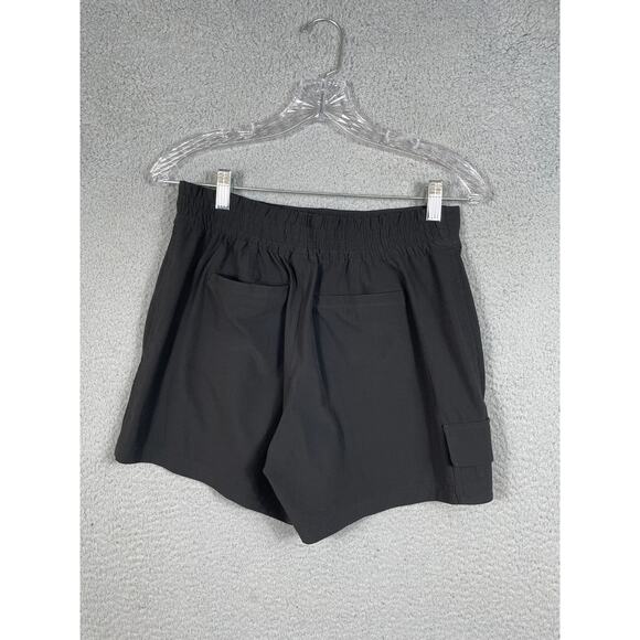 Athleta Womens Size 2 Black Pull On Shorts Cargo - Picture 2 of 7